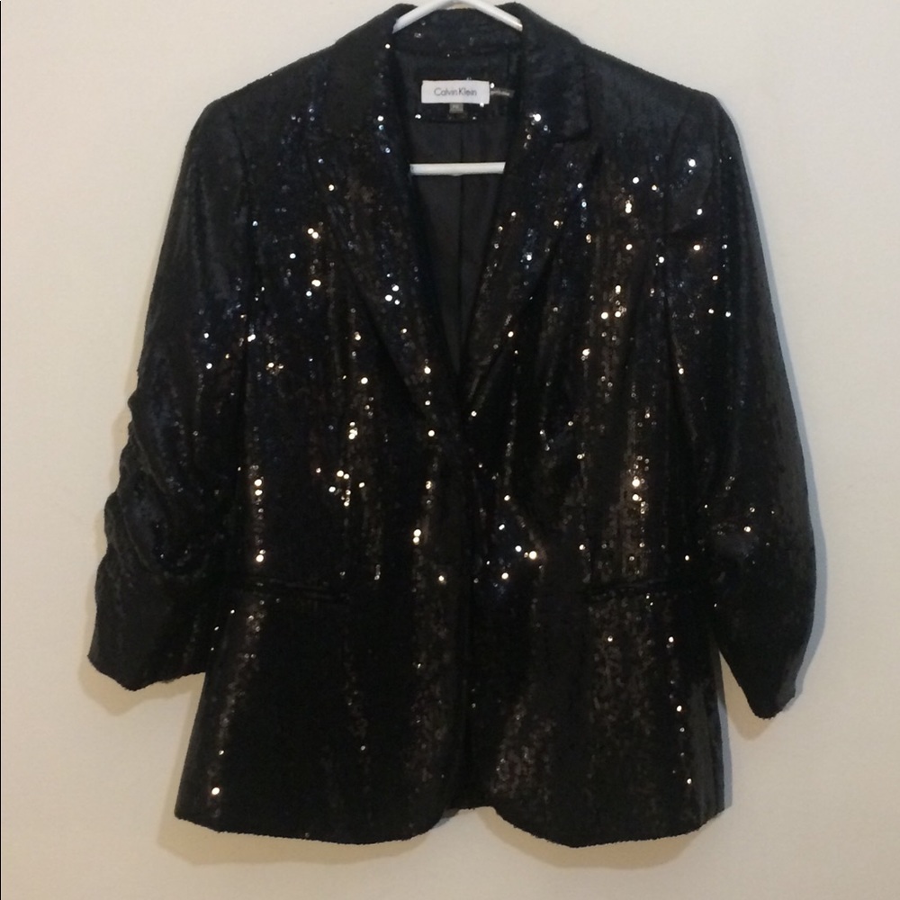 Calvin Klein Sequined Blazer